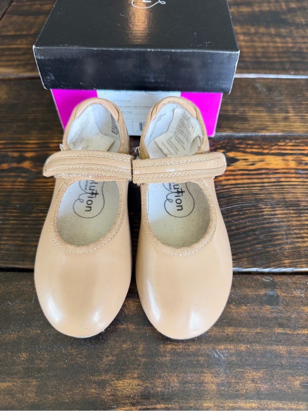Revolution Tan Tap Shoes for Kids